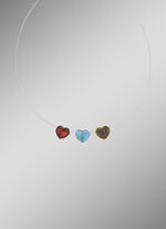 Herz-Anhänger mit Bernstein 