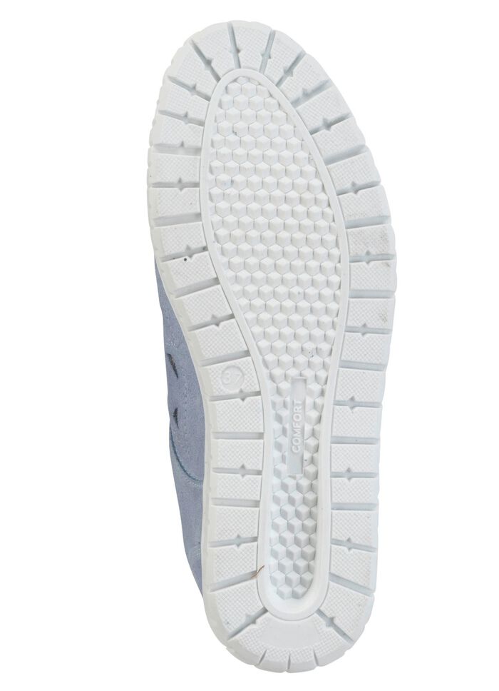 ELENA EDEN Sneaker aus Veloursleder LAVENDEL-WEISS