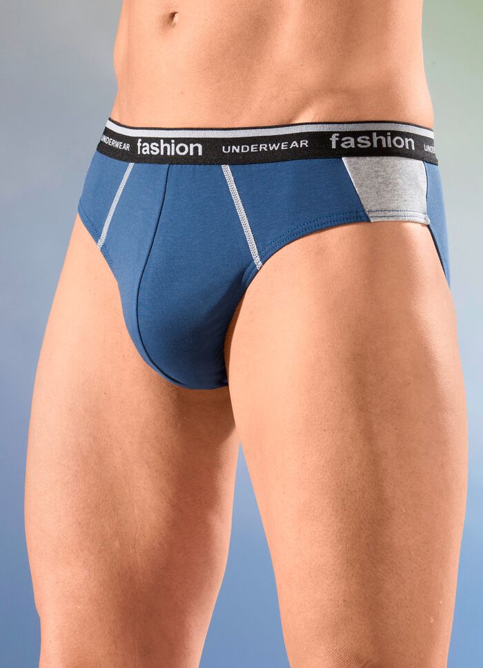 Viererpack Slips mit Elastikbund 