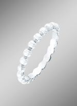 Zeitloser Damenring in Weissgold 