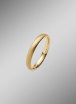 Satinierter Trauring aus Gold 