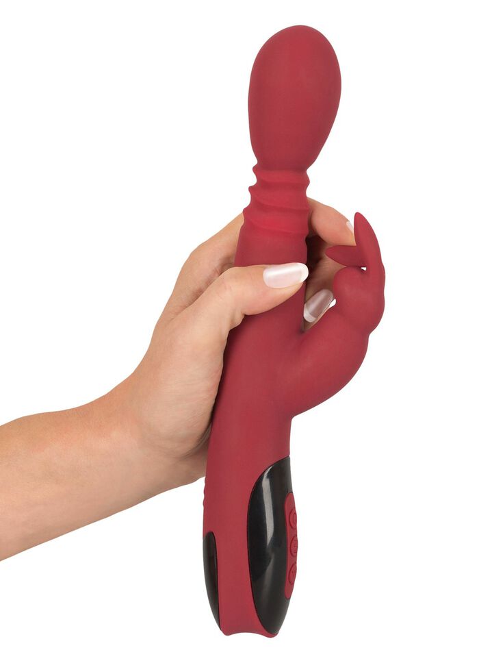 Massageger&auml;t Rabbitvibrator mit W&auml;rmefunktion 