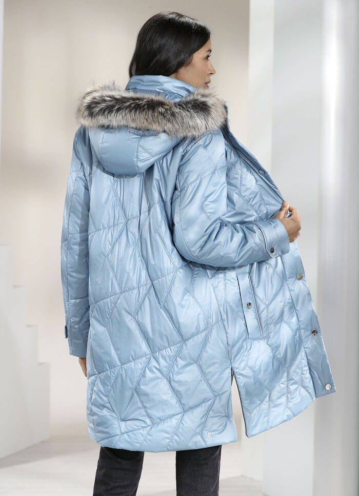 Kurzmantel  mit abnehmbarer Kapuze 