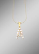 Personalisierte Eleganz: Buchstaben-Anh&auml;nger mit S&uuml;sswasser-Zuchtperlen 