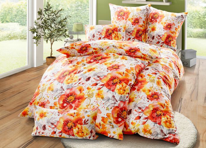 Bettw&auml;sche-Garnitur in Microfaser-Qualit&auml;t 