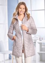 Jacke mit interessanten Steppvariationen PUDER