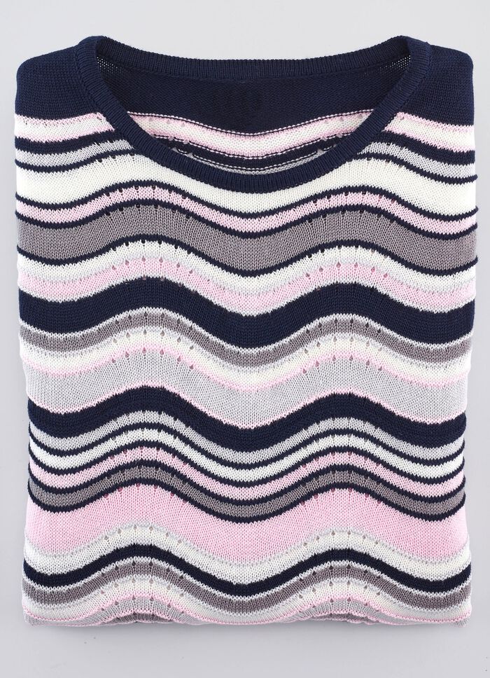 Pullover mit Ringeldessin 