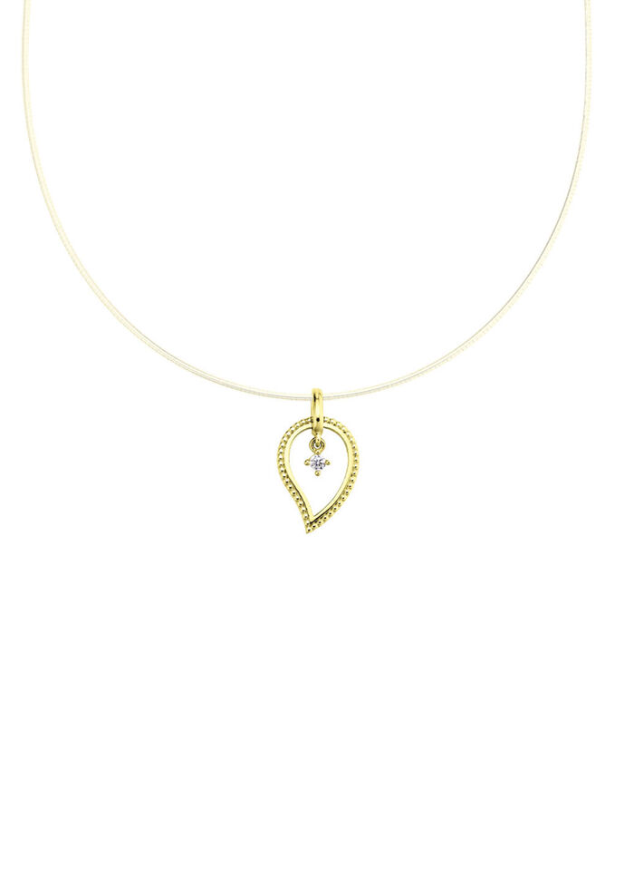 Edler Anhänger aus Gold 585/- fein mit Brillant 