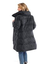 Kurzmantel mit Stretchg&uuml;rtel 