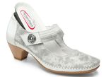 ELENA EDEN, schicke Damen-Pumps, Weite G, mit herausnehmbarem Fussbett ECRU