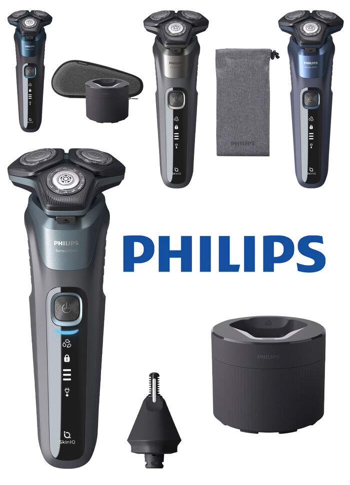 Philips Shaver Series 5000 BLAU-GRAU