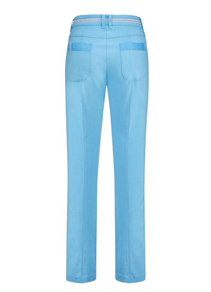 Aufwendig gearbeitete Hose TÜRKIS