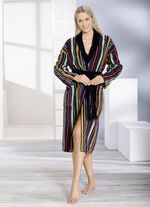 Bademantel mit Schalkragen 