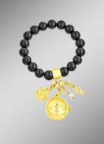 Edelstein-Armband mit Charms 