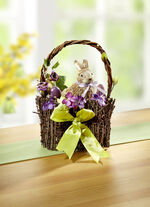 Hasenkorb aus Reissig 