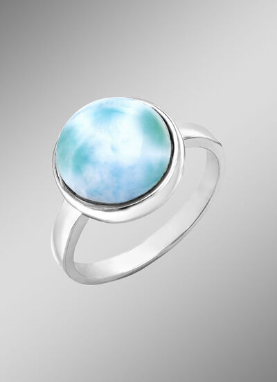 Damenring mit Larimar 