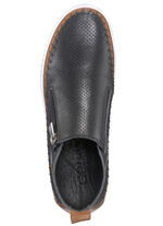 Gemini Bootie aus Rind-Nappaleder mit Zierperforation SCHWARZ-BRAUN