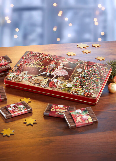 Schmuckdose Weihnachtsmärchen mit süsser Füllung 