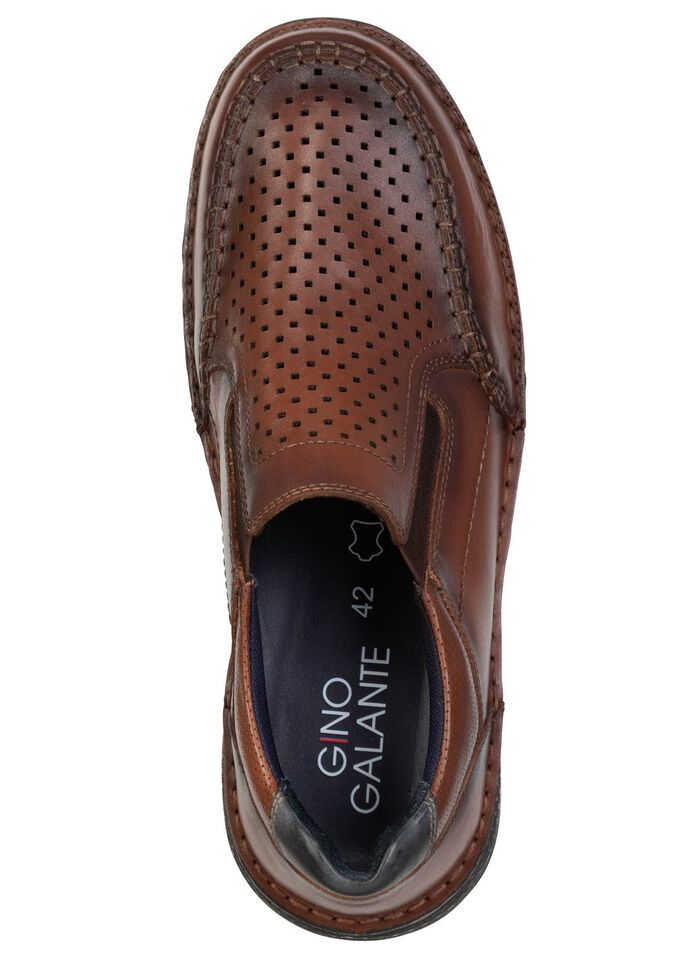 GINO GALANTE, komfortable Herren-Slipper, Weite H, mit herausnehmbarem Fussbett 