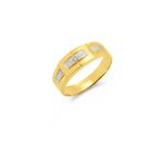 Moderner Damenring mit Diamant 