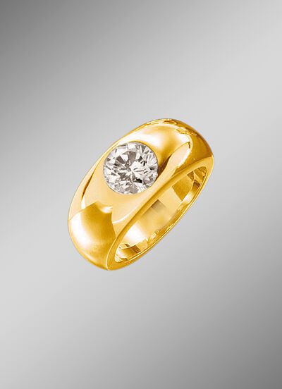 Schwerer Herrenring aus massivem Gold 