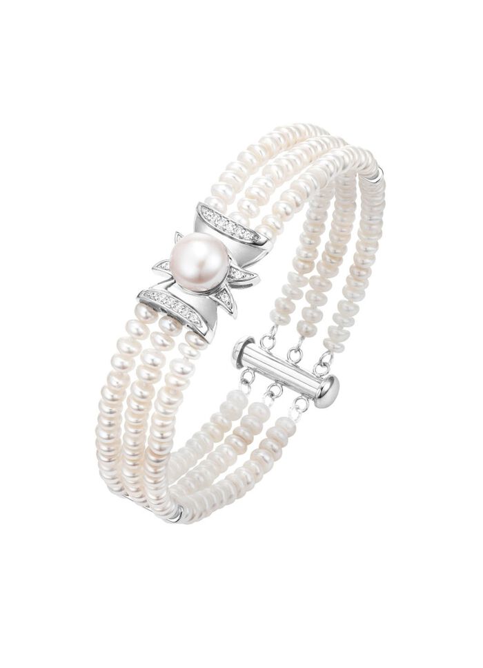 Armband mit S&uuml;sswasser-Zuchtperlen 