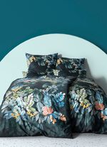 Bettw&auml;sche-Garnitur mit floralem Dessin 