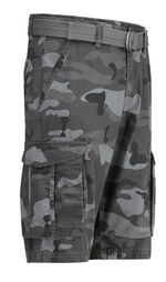 Bermudas mit G&uuml;rtel und Cargotaschen in 2 Farben 