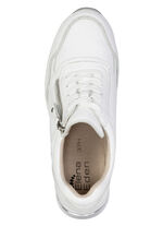 ELENA EDEN, bequeme Damen-Sneaker, Weite H, mit herausnehmbarem Fussbett WEISS