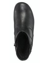 Stiefelette mit verstellbarer Zierspange SCHWARZ
