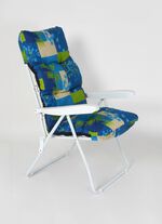 Gartenm&ouml;bel mit lackiertem Stahlrohrgestell und Federbespannung 