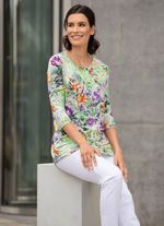 Shirt-Tunika mit farbbrillantem Druck 