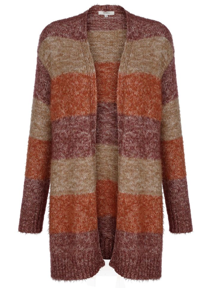 Strickjacke in Garnmix 