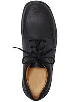 GINO GALANTE, klassische Herren-Schn&uuml;rschuhe, mit herausnehmbarem Fussbett SCHWARZ