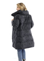 Kurzmantel mit Stretchgürtel 