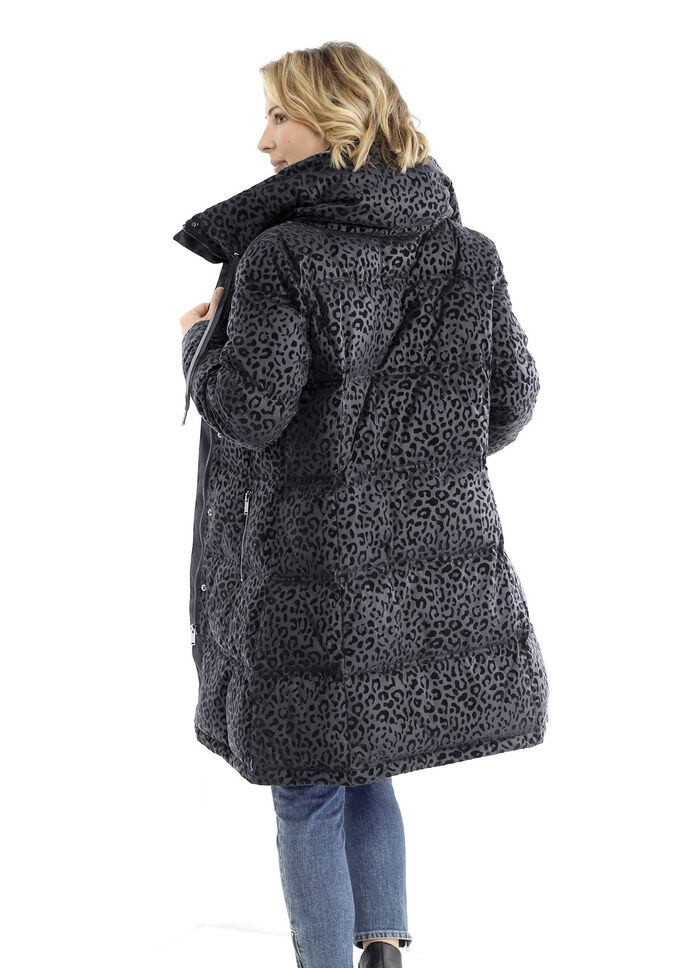 Kurzmantel mit Stretchgürtel 