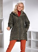 Jacke mit fester Kapuze 