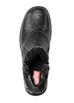 Rieker, gef&uuml;tterte Damen-Boots, Winterschuhe, mit Rei&szlig;verschluss SCHWARZ