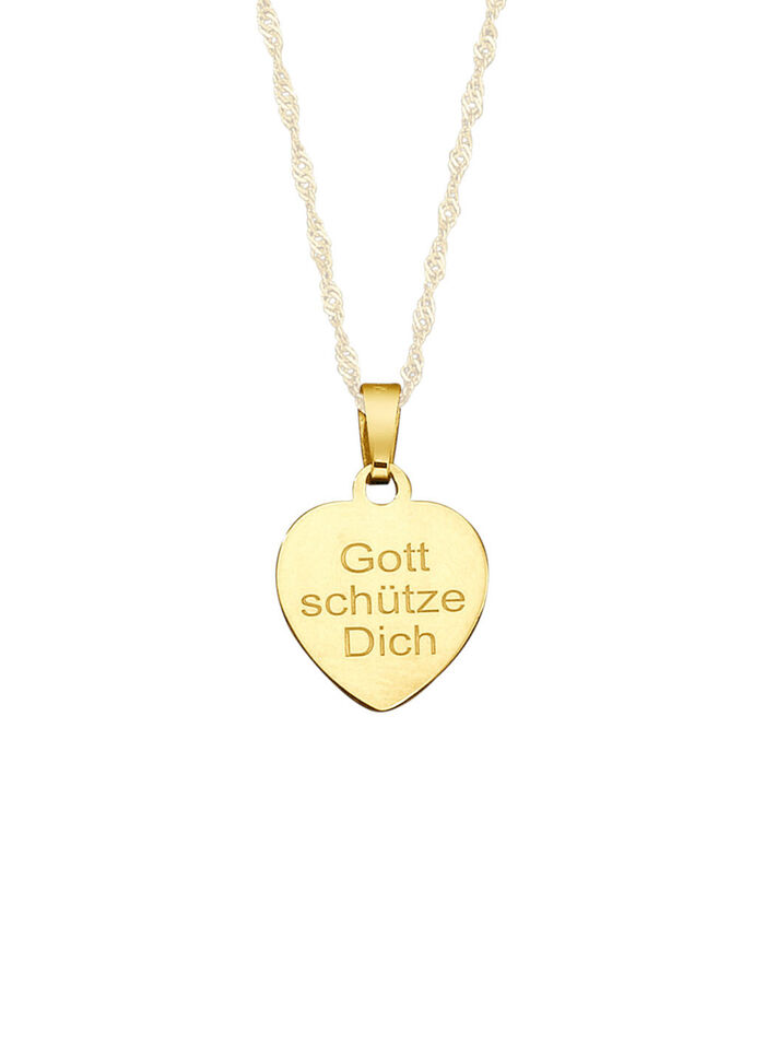 Anhänger «Schutzengel» mit Diamantschnitt 