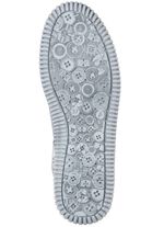 Gemini Bootie mit effektvollen Steppn&auml;hten GRAU-BUNT