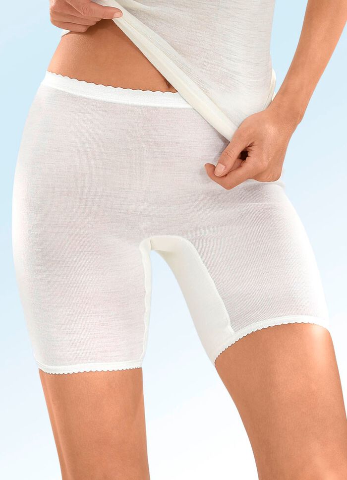 Con-ta Zweierpack Schl&uuml;pfer mit Schurwolle 