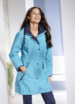 Funktions-Longjacke mit krempelbaren Ärmeln OZEANBLAU