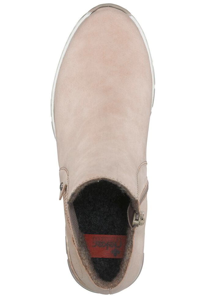 Rieker Stiefelette aus weichem Nubukmaterial BEIGE