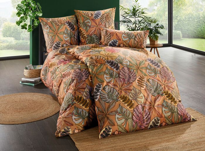 Digitalbedruckte Bettw&auml;sche-Garnitur aus 100% Baumwolle 