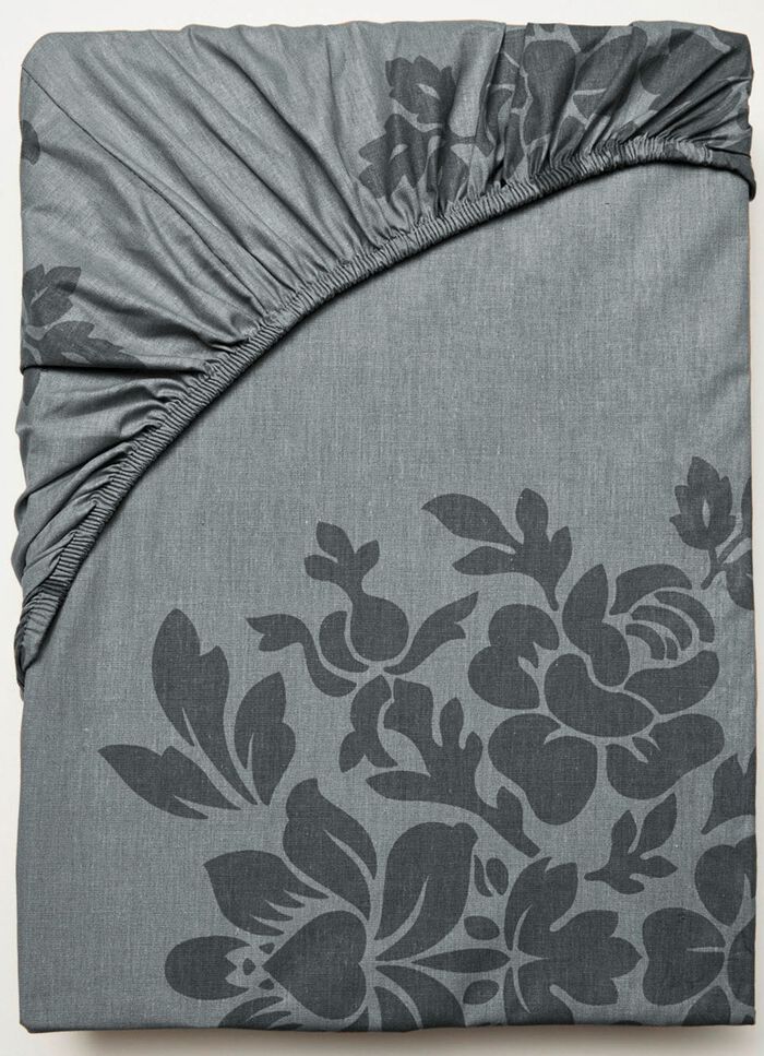 Renforc&eacute; Bettw&auml;sche aus 100% Baumwolle ANTHRAZIT