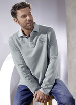 Poloshirt von «Milano Italy» in 2 Farben EISGRAU