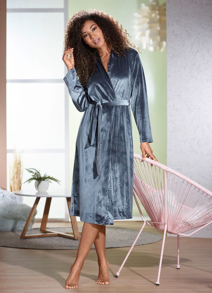 Hausmantel aus Pannesamt 