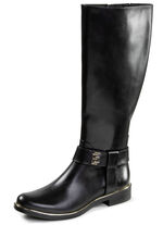 ELENA EDEN, trendige Damen-Stiefel, Winterschuhe, Weite G, mit Reißverschluss SCHWARZ