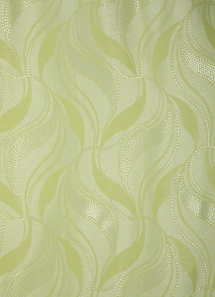 Dekoschal mit Kräuselband GRÜN