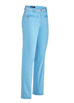 Aufwendig gearbeitete Hose TÜRKIS